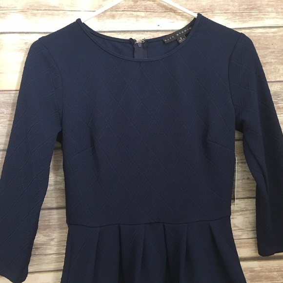 CITY STUDIO Juniors Textured Flare Dress - Picture 5 of 9